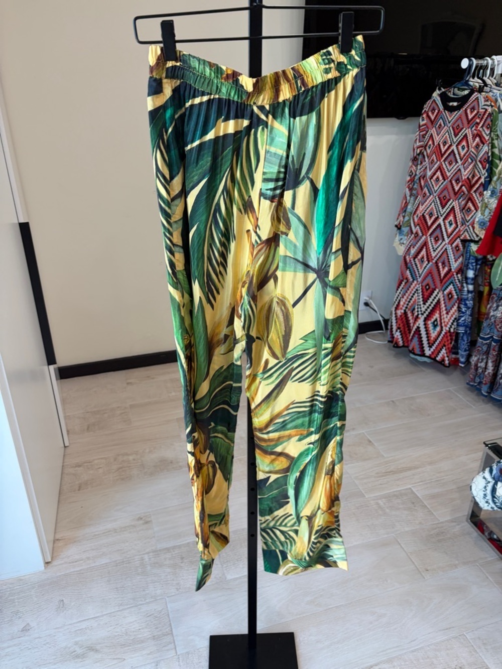 Farm Rio: Yellow Bananart Pajama Pants - Picture 9 of 12